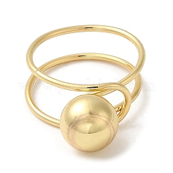 Brass Adjustable Rings&nbsp;RJEW-Q778-05G
