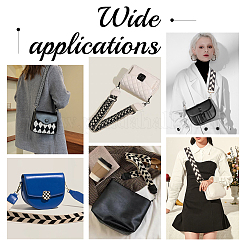 Geometric Pattern Adjustable Polyester Bag Strap&nbsp;FIND-WH0092-33B