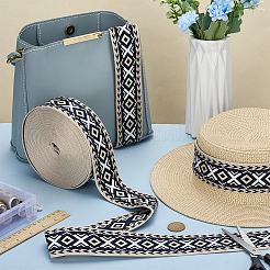 Ethnic Style Polyester Ribbon&nbsp;OCOR-WH0105-092A