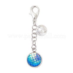 4Pcs 304 Stainless Steel & Resin Pendants Decorations&nbsp;HJEW-JM03926