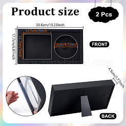 Man-made Board Plastic CD Display Stands&nbsp;ODIS-WH0030-303