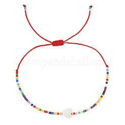 Bohemian Style Glass Seed Beads Braided Bracelets&nbsp;KP8572-1