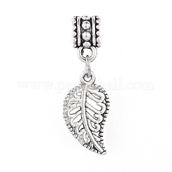 Tibetan Style Alloy European Dangle Charms&nbsp;PALLOY-I181-070AS