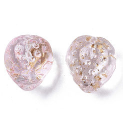 Transparent Spray Painted Glass Beads&nbsp;LS-GLAA-R215-01-B04