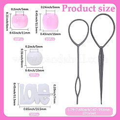1Bag Plastic Hair Braiding Tool&nbsp;FIND-PA0001-60