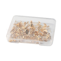40Pcs 4 Size 304 Stainless Steel Stud Earring Findings&nbsp;STAS-YW0001-55