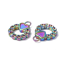 Ion Plating(IP) 304 Stainless Steel Pendant Cabochon & Rhinestone Settings&nbsp;STAS-C066-05M