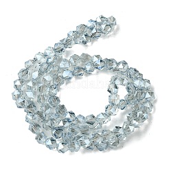 Electroplate Glass Beads Strands&nbsp;EGLA-K061-07A-PL02