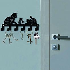 Iron Wall Mounted Hook Hangers&nbsp;AJEW-WH0156-050
