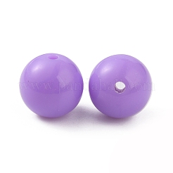 Opaque Acrylic Beads&nbsp;SACR-WH0001-32A