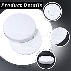 Velvet Round Stool Cover&nbsp;AJEW-WH20020-290A