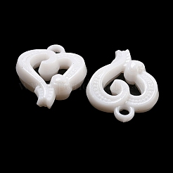Valentine's Day Opaque Acrylic Pendants&nbsp;SACR-L007-042D