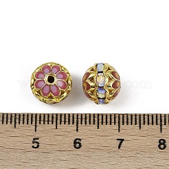 Brass Enamel Beads&nbsp;KK-L236-01C-G