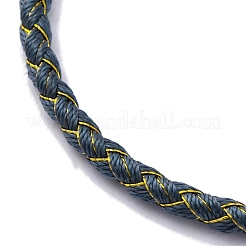 Polyester Cord Braided Bracelet Makings&nbsp;MAK-Z003-01P-06