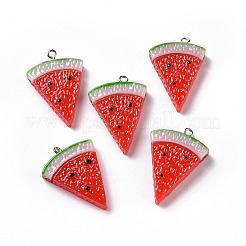 Opaque Resin Fruit Pendants&nbsp;LS-RESI-H144-07