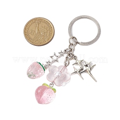 Transparent Resin Acrylic Pendants Keychain&nbsp;KEYC-JKC00841