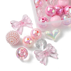 40Pcs 10 Styles Acrylic Beads&nbsp;MACR-FS0001-67