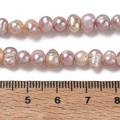 Natural Cultured Freshwater Pearl Beads Strands&nbsp;PA-CBAC463-12