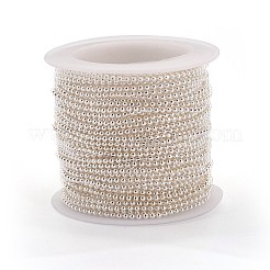 Silver Color Plated Iron Ball Bead Chains&nbsp;X-CHB001Y-S