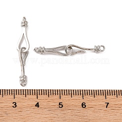 Brass Hook and S-Hook Clasps&nbsp;KK-U016-04P