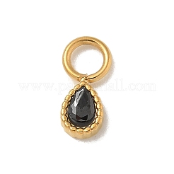 Ion Plating(IP) 304 Stainless Steel with Rhinestone Charms&nbsp;STAS-G351-18G
