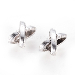 Tibetan Style Alloy Slide Charms&nbsp;X-TIBEB-337-AS-FF