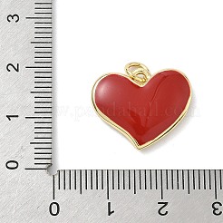 Brass Enamel Pendants&nbsp;KK-K368-41G