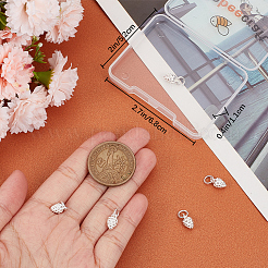5Pcs 925 Sterling Silver Charms&nbsp;STER-BBC0002-23