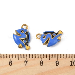 304 Stainless Steel Enamel Pendants&nbsp;STAS-P396-10G-02