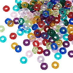 180Pcs 9 Colors Transparent Resin European Beads&nbsp;RPDL-MP0001-02