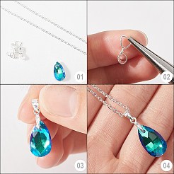 6Pcs 925 Sterling Silver Pendants Bails&nbsp;STER-SC0001-31
