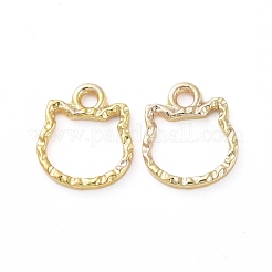 Zinc Alloy Open Back Bezel Pendants&nbsp;PALLOY-E577-06G