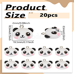 20Pcs Resin Pendants&nbsp;RESI-LP0001-32