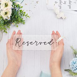 Acrylic Reserved Hanging Signs&nbsp;HJEW-PH01556