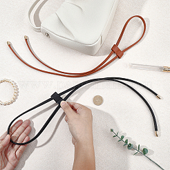 2Pcs 2 Colors PU Leather Drawstring for Bucket Bag&nbsp;DIY-CL0001-47