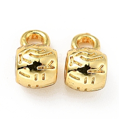 Rack Plating Brass Tube Bails&nbsp;KK-E034-18G