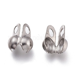 Tarnish Resistant 304 Stainless Steel Bead Tips&nbsp;X-STAS-A050-C-P
