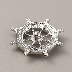 Alloy Rhinestone Snap Buttons&nbsp;FIND-WH0111-241