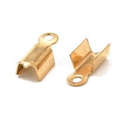 Ion Plating(IP) 304 Stainless Steel Folding Crimp Ends&nbsp;STAS-E103-09B-G