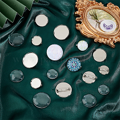 DIY Blank Dome Brooch Making Kit&nbsp;DIY-UN0004-73