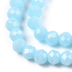 Electroplate Glass Beads Strands&nbsp;LS-EGLA-A034-P3mm-A04