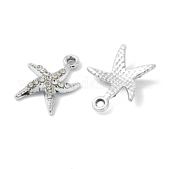 Animal Theme UV Plating Alloy Crystal Rhinestone Pendants&nbsp;ALRI-T012-07B-P