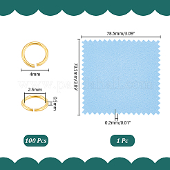 925 Sterling Silver Open Jump Rings&nbsp;STER-UN0001-23A