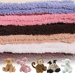 DIY Plush Chenille Stick with Plastic Craft Eyes & Noses Sets&nbsp;DIY-WH0170-45