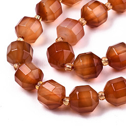Natural Agate Beads Strands&nbsp;G-T131-82B-13