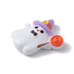 Halloween Theme Opaque Resin Cabochons&nbsp;X-RESI-E035-01S