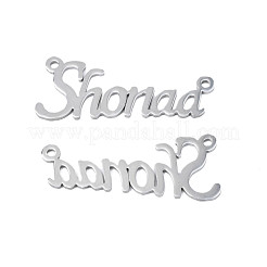 Non-Tarnish 304 Stainless Steel Connector Charms&nbsp;STAS-N095-128