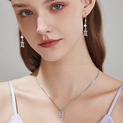 12Pcs 12 Style Brass Micro Pave Cubic Zirconia Charms&nbsp;KK-FH0006-80