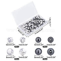 400Pcs 4 Style Synthetic Gemstone Beads&nbsp;G-FH0001-53