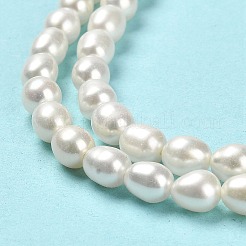 Natural Cultured Freshwater Pearl Beads Strands&nbsp;PEAR-E016-125